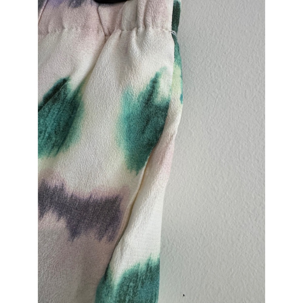 Zara Tie Dye Paperbag Waist Shorts Womens Small Boho Festival Summer Relaxed - Picture 4 of 5